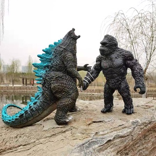 ! mô hình khủng long godzilla cỡ lớn 43cm bằng cao su mềm