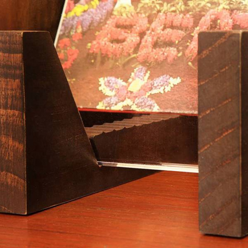 Giá Đỡ Trưng Bày Đĩa Than Bằng Gỗ LP Vinyl Sức Chứa Lớn