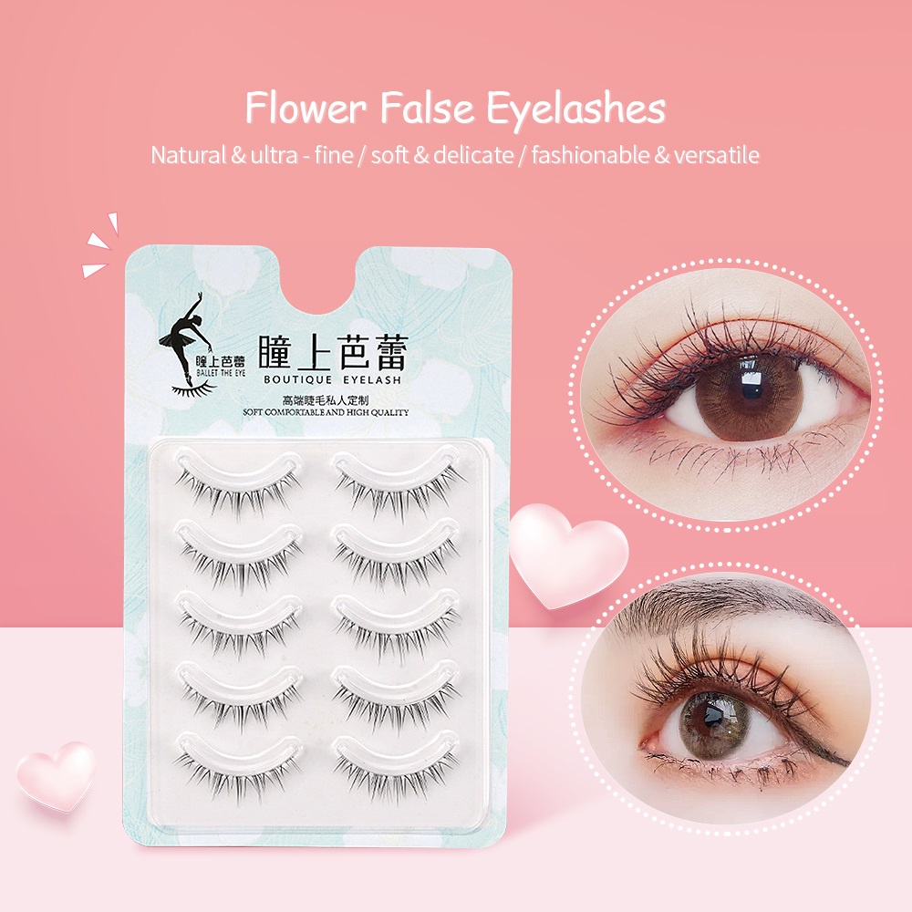 Lông mi giả FOREVERLILY nối dài mi chất liệu mềm mại trang điểm tự nhiên