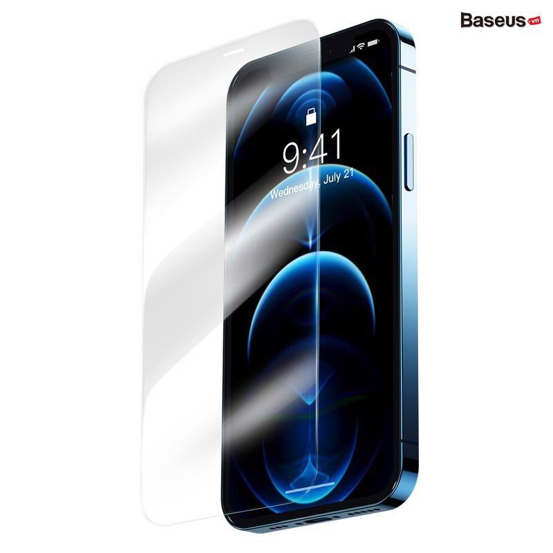 Cường lực bảo vệ màn hình Iphone 12 Baseus Super porcelain crystal 0.3mm (Bộ 2 miếng)