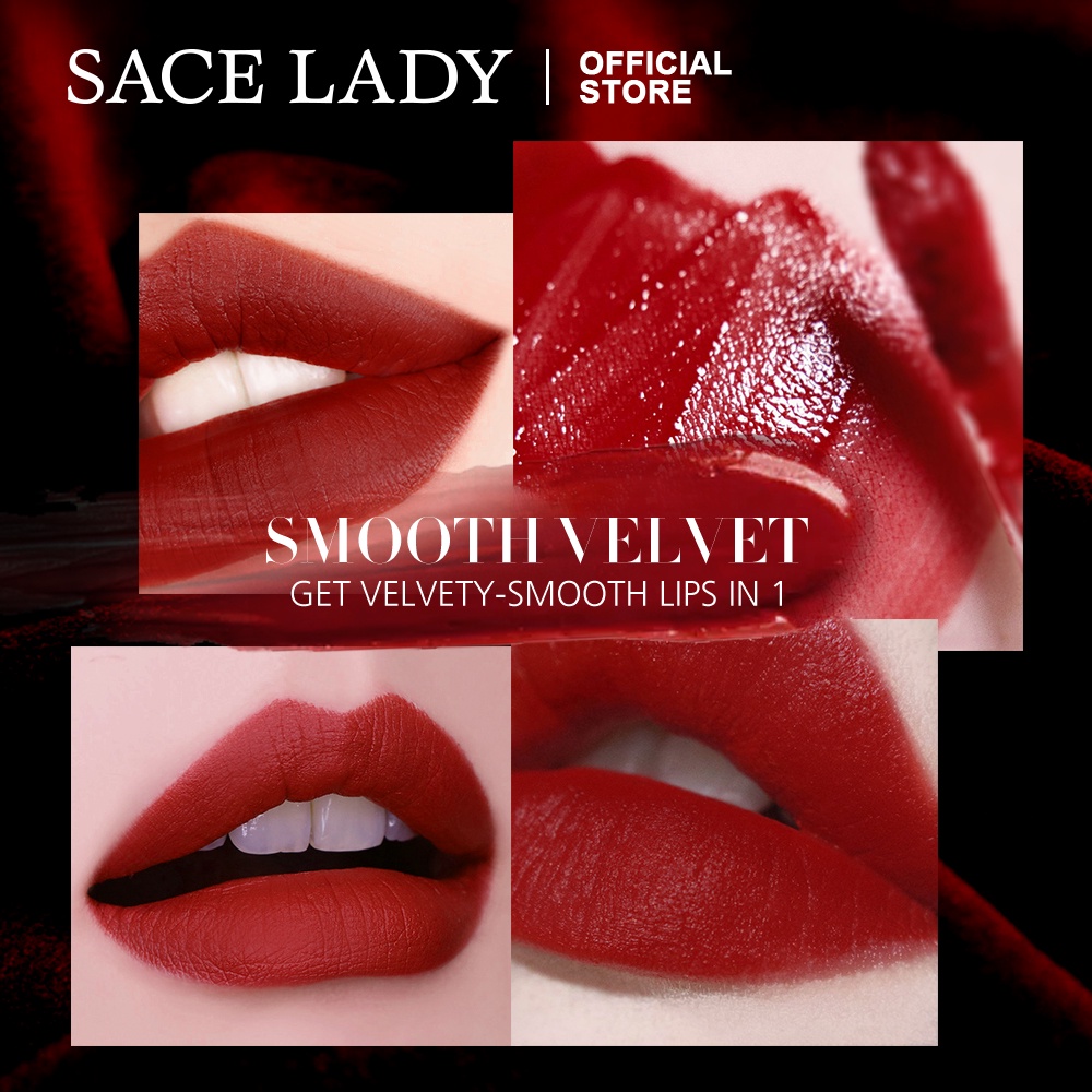 Son môi SACE LADY Velvet Tint nhiều màu tuỳ chọn 12 màu sắc 4g