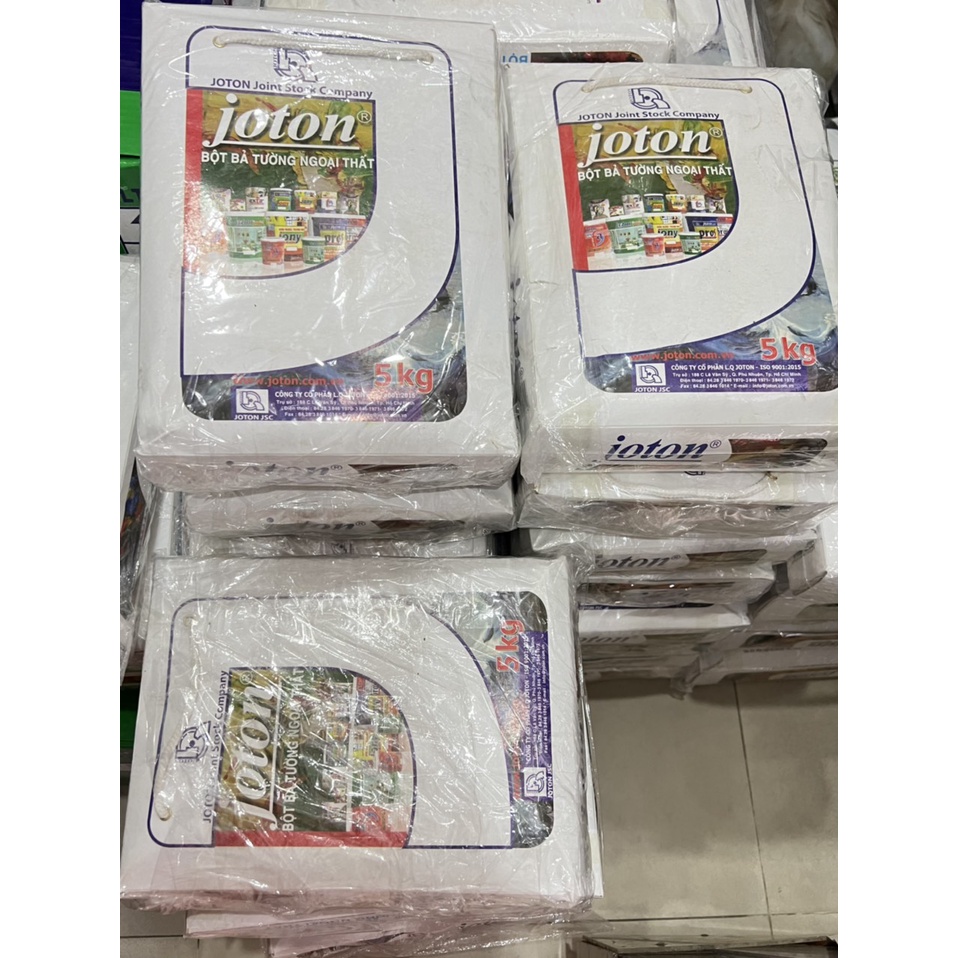 Bao 5kg Bột bả tường ngoại thất Joton
