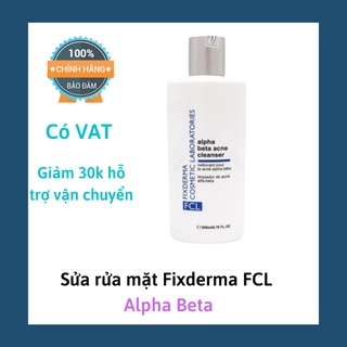 Fixderma FCL Alpha Beta Acne Cleanser Sữa rửa mặt c ho da dầu mụn
