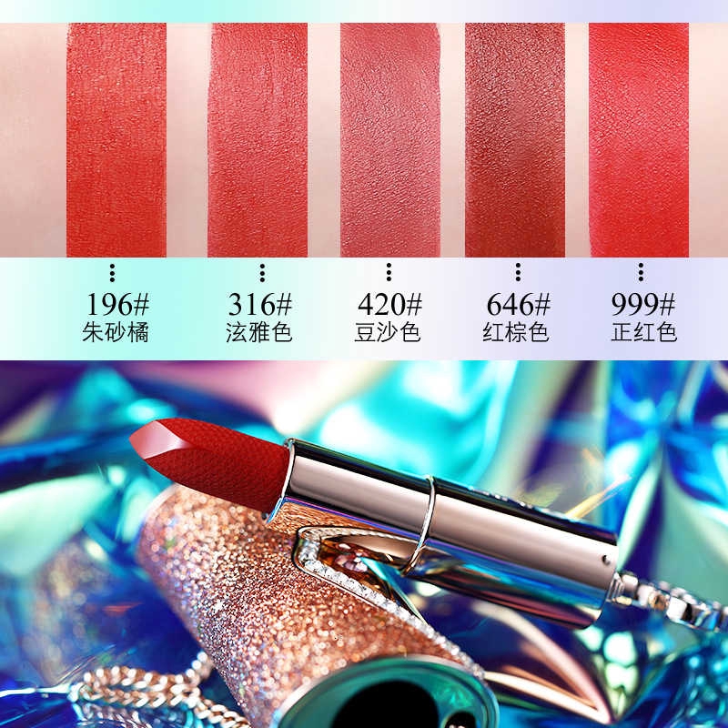 Son môi Leezi màu nhung bóng dưỡng ẩm trang điểm hiệu quả | BigBuy360 - bigbuy360.vn