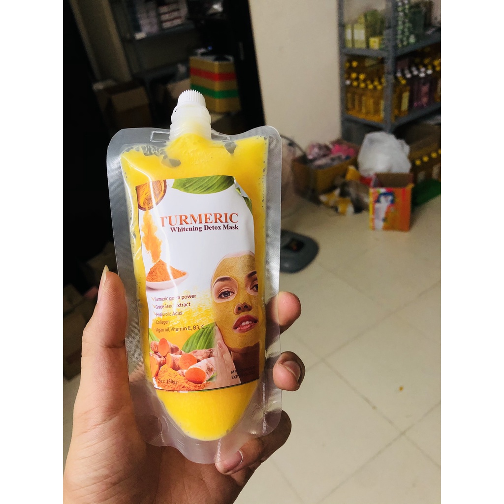 Mặt nạ sủi bọt, mặt nạ sủi nghệ thải độc da, mặt nạ tảo sủi bọt