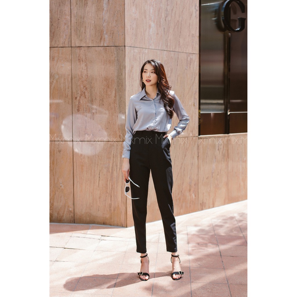 [DEAL SỐC]  Combo 2 áo sơ mi lụa MIXMIX
