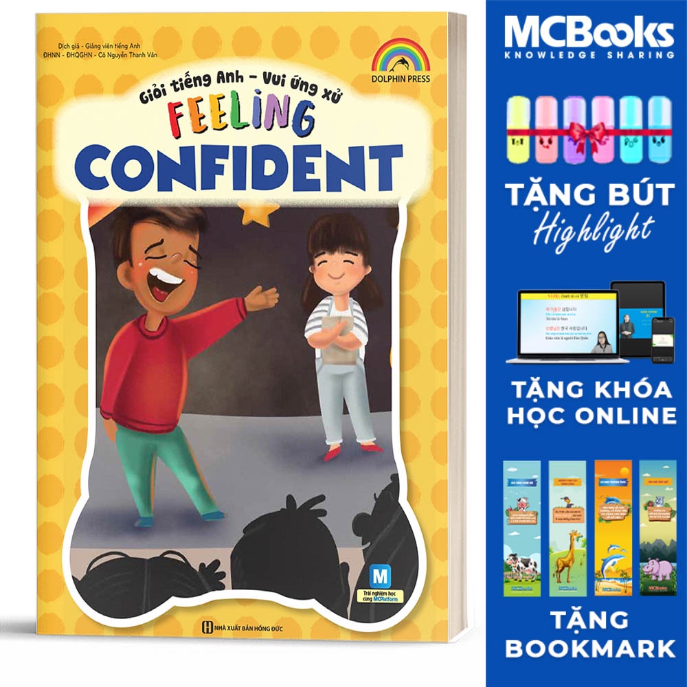 Sách - Giỏi Tiếng Anh - Vui Ứng Xử Feeling Confident - MCBooks