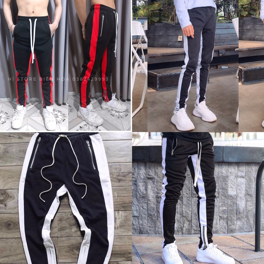 quần track pant 4 line - ảnh tự chụp