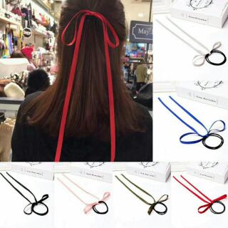 Dây buộc tóc nơ đỏ