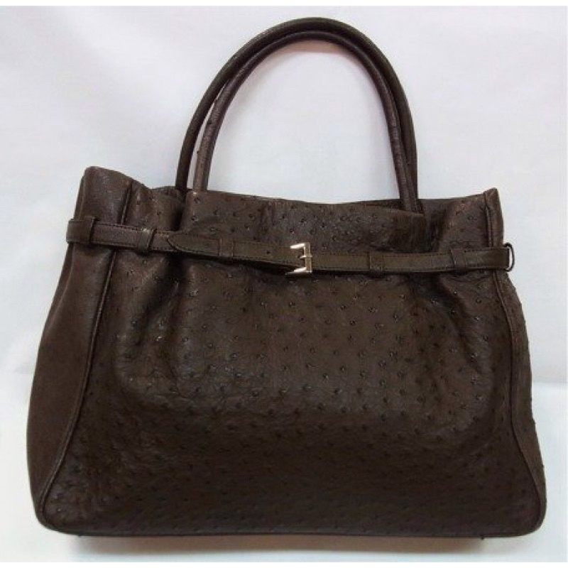 Túi da đà điểu thật Size 40cm