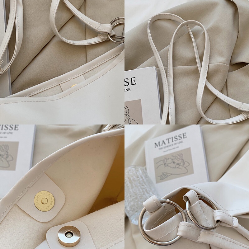 Túi đeo vai YADOU cỡ lớn thời trang phong cách Hàn Quốc cho nữ