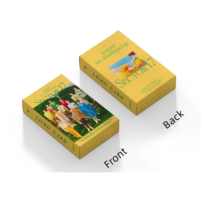Hộp 55 Ảnh LOMO Card Nhóm Nhạc Seventeen Năm 2022 17