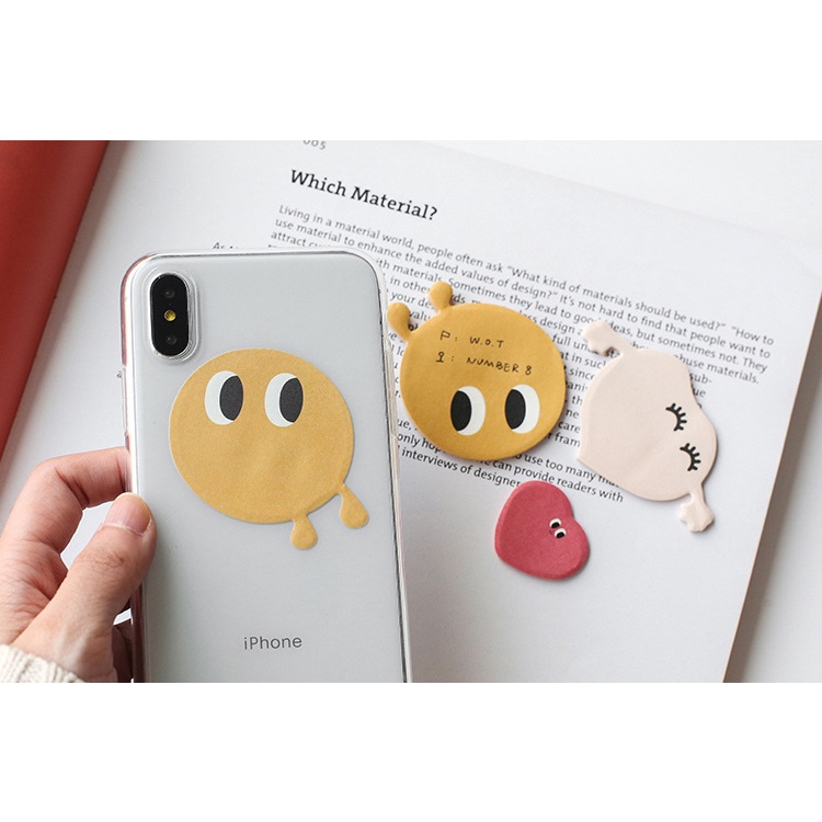 Set sticky note hoạt hình Lovers, nhiều màu pastel, cắt hình thù ngộ nghĩnh cực dễ thương - set 2 mẫu