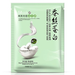 Mặt, nạ, dưỡng, da, tơ tằm one spring silk mask
