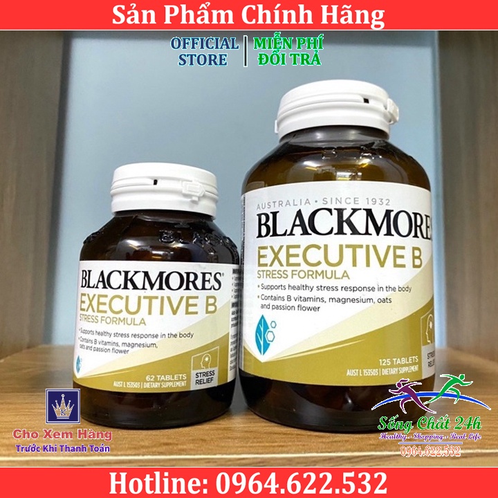 Viên Uống Giảm Stress Blackmores Executive B Stress Formula Của Úc