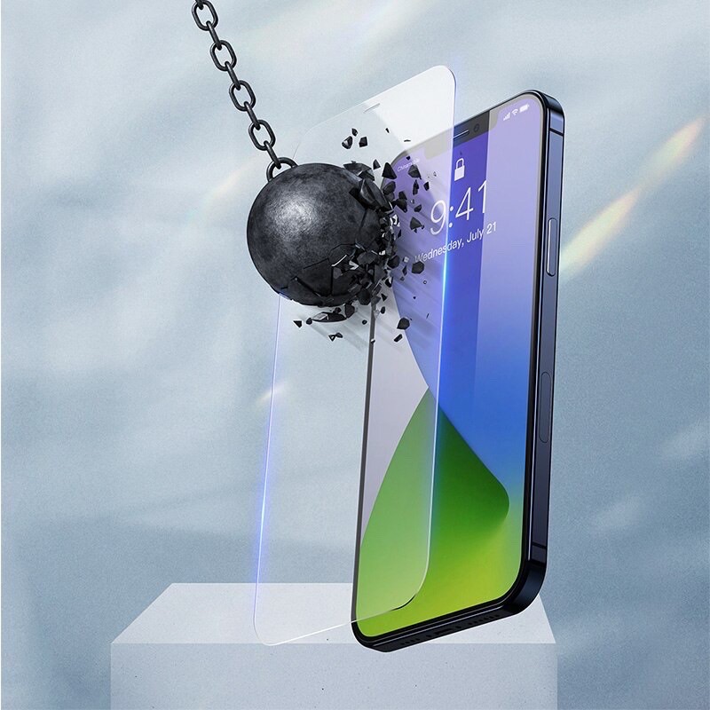 Bộ 2 kính cường lực Baseus siêu mỏng 0,15mm cho iPhone 12/ 12 Pro/ 12 Pro max Chính hãng