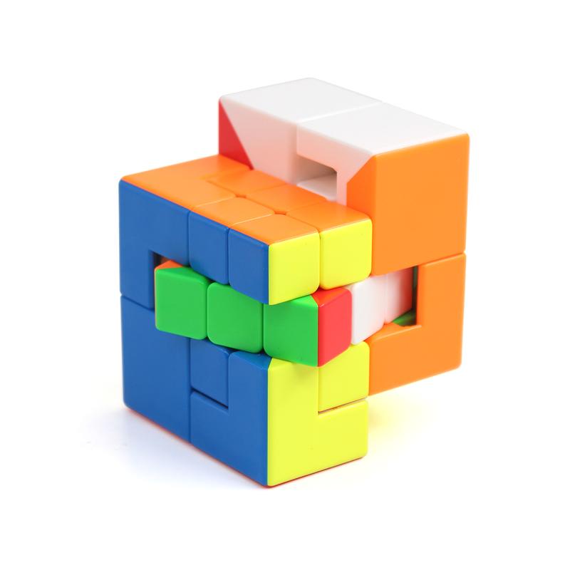 Rubik Moyu Meilong Puppet V2 Stickerless, Rubik 2x2 Biến Hình Phát Triển Siêu Trí Tuệ