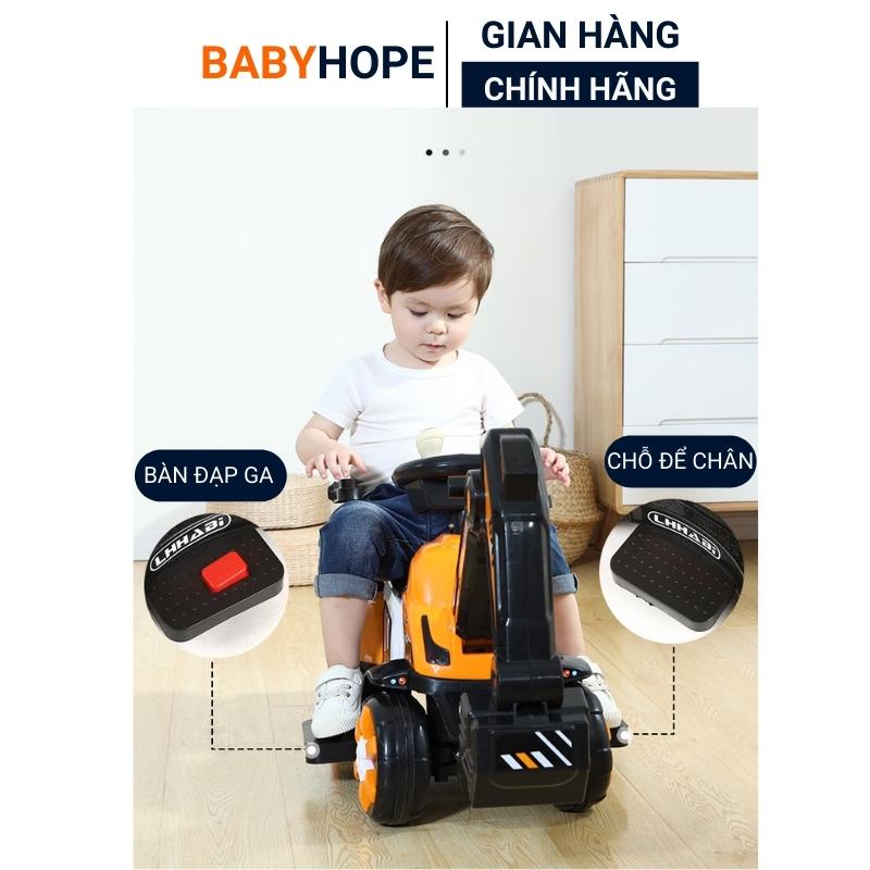 Xe cẩu điện cho bé loại lớn,xe cần cẩu điện cho bé trai phù hợp cho bé 1 7 tuổi