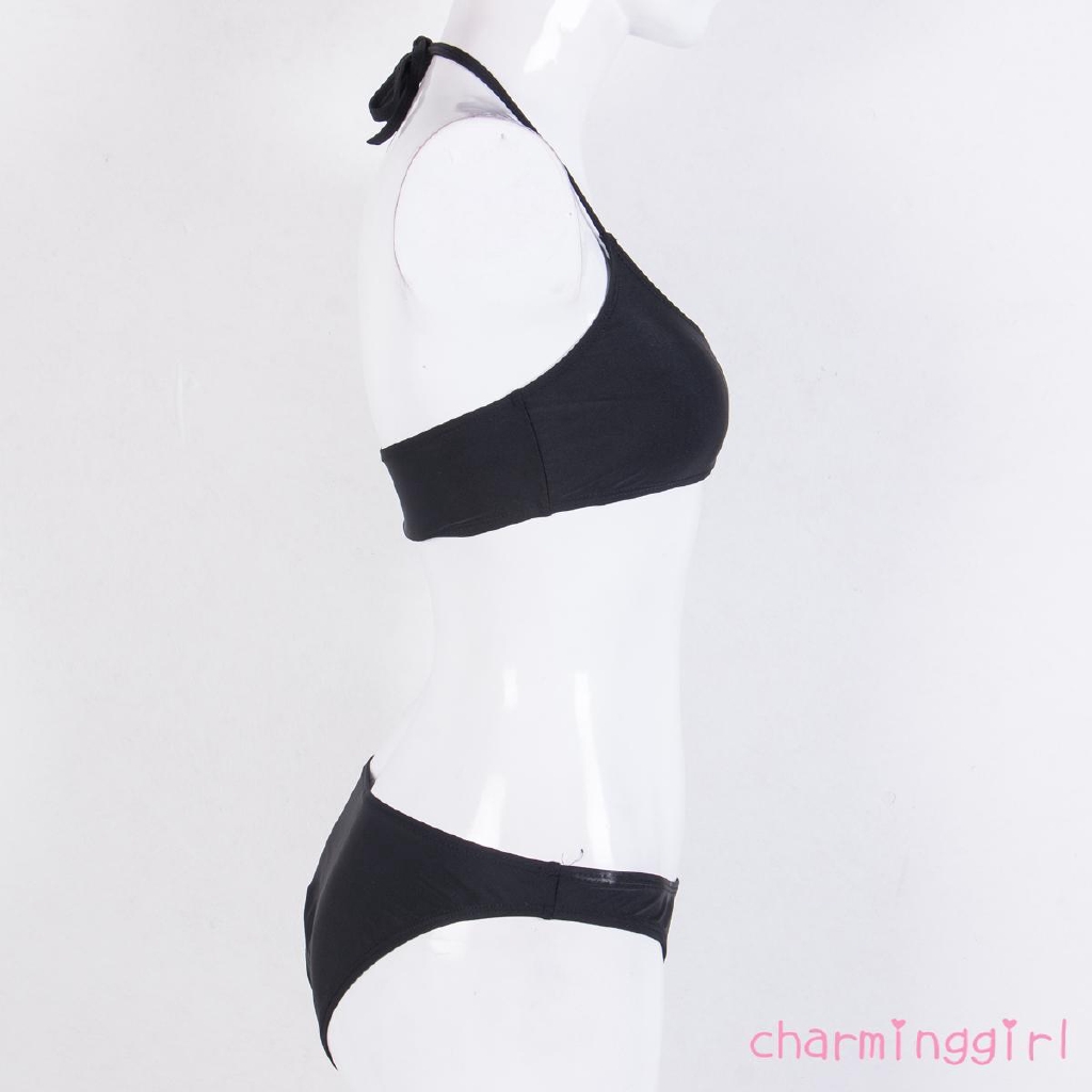 Set bikini dây với áo ngực có đệm mút cho nữ