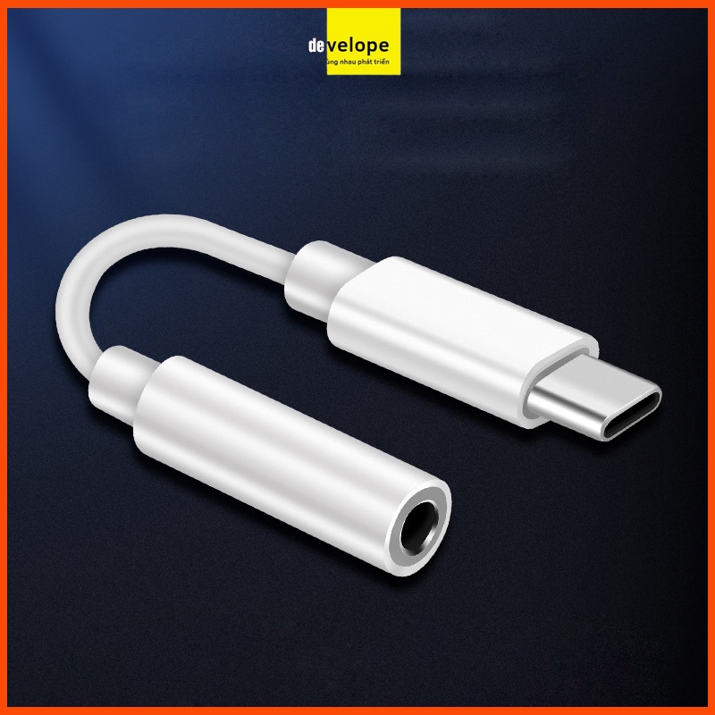 Đầu chuyển đổi âm thanh từ Type C sang Jack 3.5 cho HUAWIE và XIAOMI chất lượng