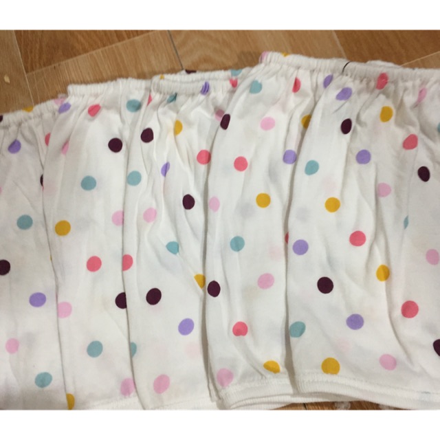 Combo 10 quần cotton bé gái( 5-15kg)