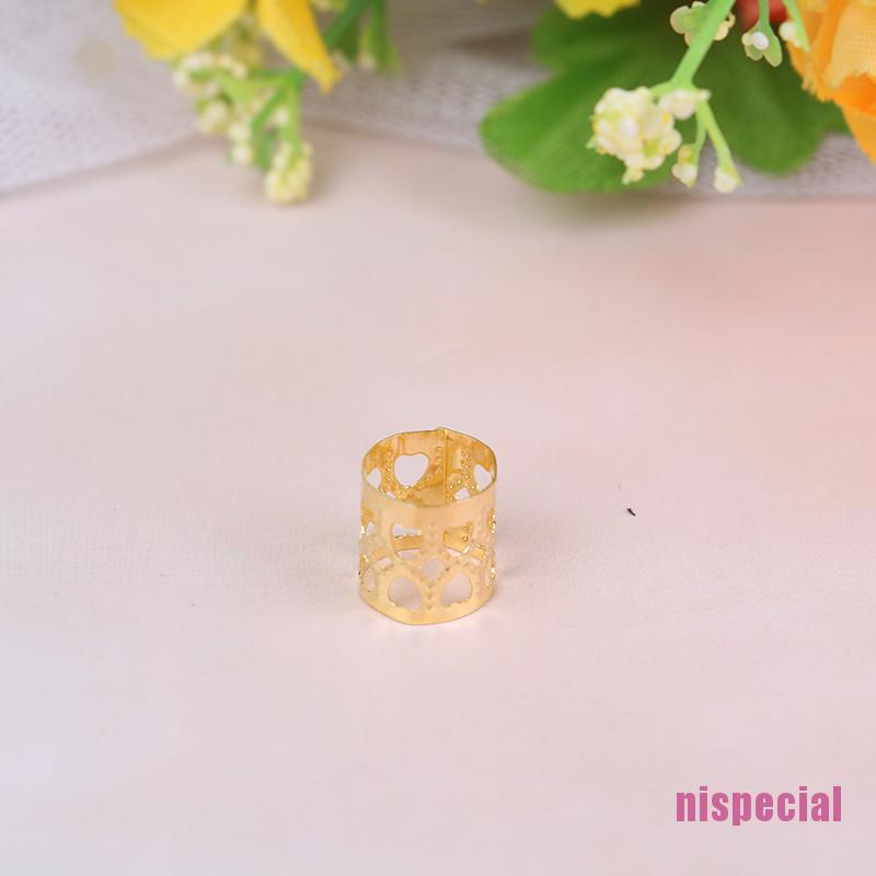 Bộ 20 Khuyên Xỏ Tóc Bằng Kim Loại Cá Tính