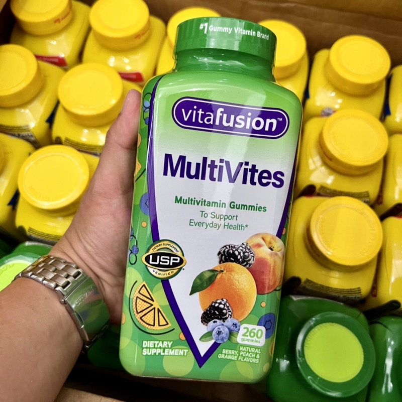 Kẹo Dẻo Bổ Sung Vitamin Cho Người Lớn Vitafusion Multivites Multivitamin 260 Viên