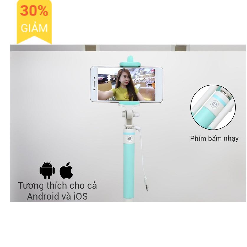 Gậy chụp ảnh tự sướng Pod Jack 3.5 nhỏ gọn DÀI 80CM CÓ 3 CHÂN 2 IN 1