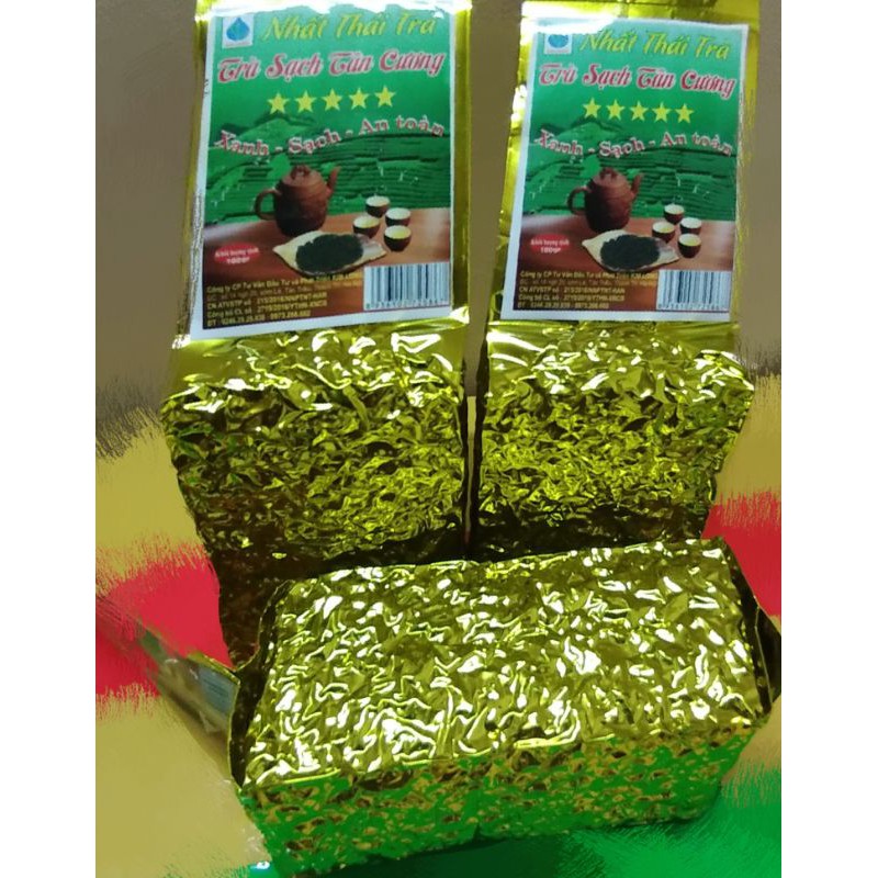 1KG Trà Thái Nguyên 5 sao - Nhất Thái Trà 5sao xanh-sạch 10gói hck × 100g