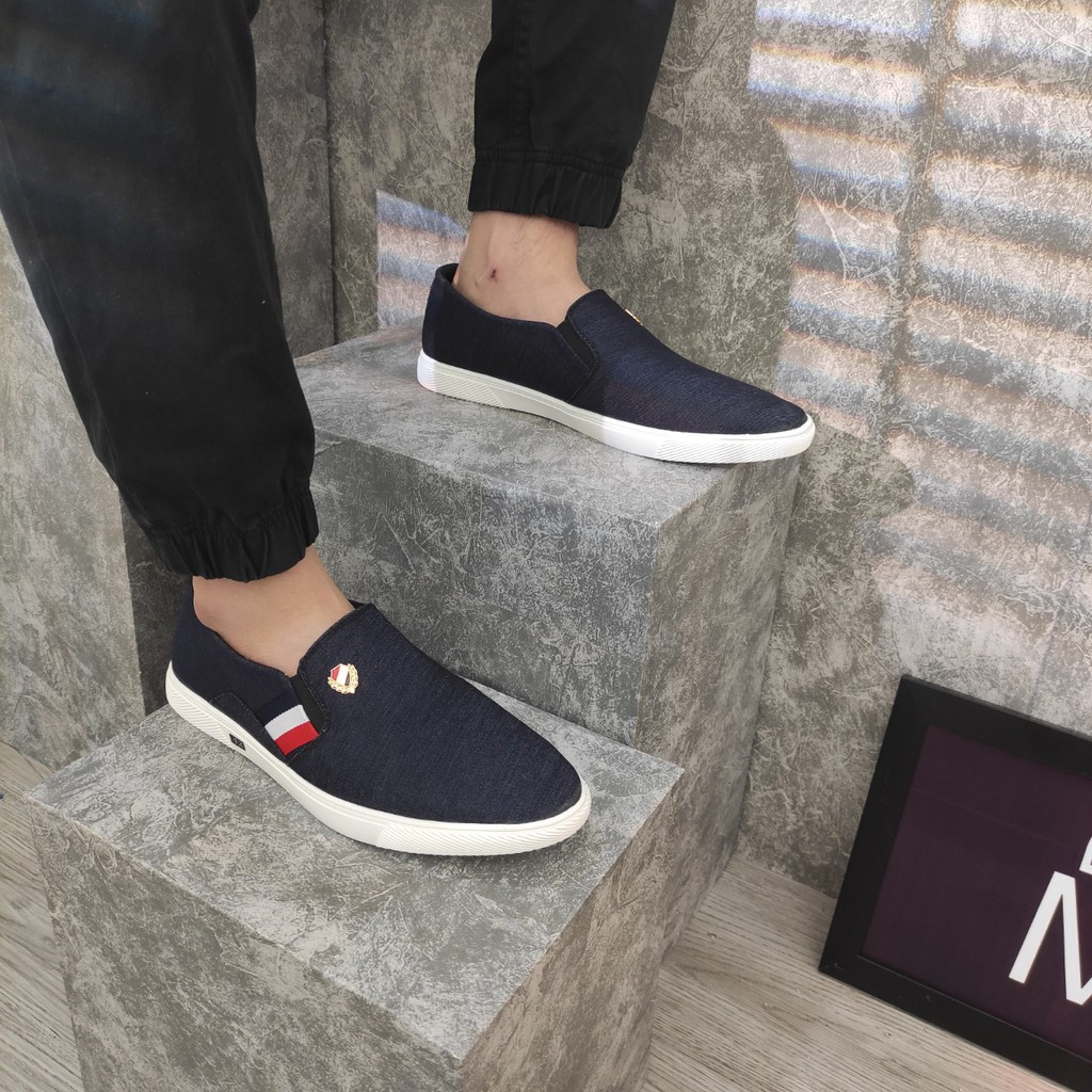 Giày lười vải nam đế cao su TL279 Shop Thành Long chuyên giày vải nam | BigBuy360 - bigbuy360.vn