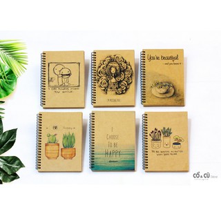 Sổ tay lò xo A5 Kraft