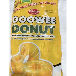 Bánh Donut Doowee phủ phô mai, nhân kem phô mai