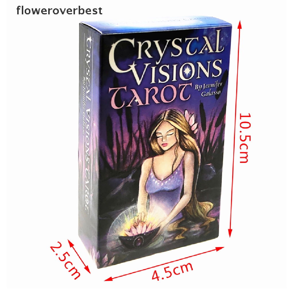 Bộ bài tarot Jennifer Galasso 78 lá Crystal Visions
