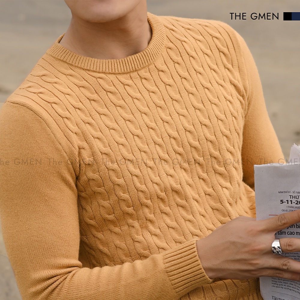 Áo len cổ tròn nam The GMEN dáng basic Jacob Sweater