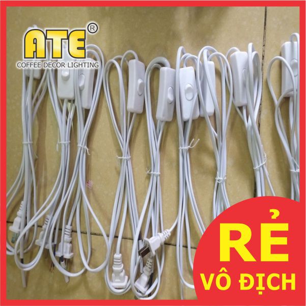 Phụ kiện trang trí đui đèn E27 - DÂY ĐIỆN CÓ PHÍCH CẮM & CÔNG TẮC - MSP: ATE-623 | BigBuy360 - bigbuy360.vn