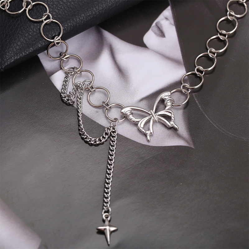 Vòng Cổ Choker Hình Bướm Cá Tính Cho Nữ