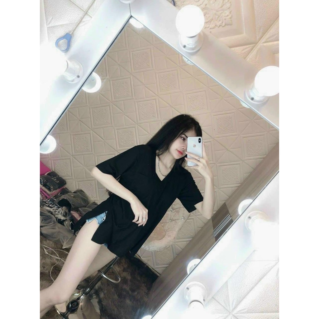 Áo Thun Rộng, Áo Thun Tay Lỡ XẺ TÀ, Áo Phông Tay Lỡ Form Rộng, Áo Unisex, Áo Thun Nữ Freesize | BigBuy360 - bigbuy360.vn
