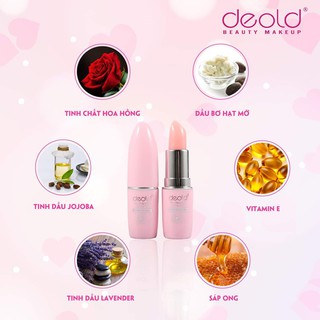 [Chính hãng-tem chống giả] Son Dưỡng Môi Hồng Tự Nhiên (Làm Hồng Nhũ Hoa)  Blossom Natural Lip Balm Deold