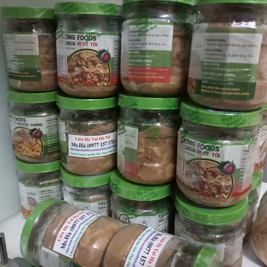 Thịt chua vị tỏi ớt Trường Foods- hãng Thịt chua số 1 Phú Thọ, hàng chuẩn VSATP, ISO,OCOP 4 sao | BigBuy360 - bigbuy360.vn