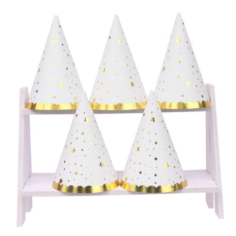 Set 5 Nón sinh nhật ép kim