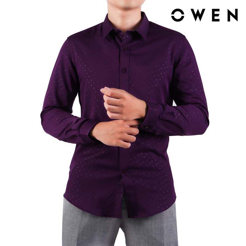 Áo sơ mi dài tay Owen Bamboo Slimfit - AS80770D