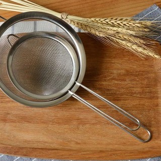 [Nhiều kích thước] Rây bột inox có tay cầm 8cm - 15cm