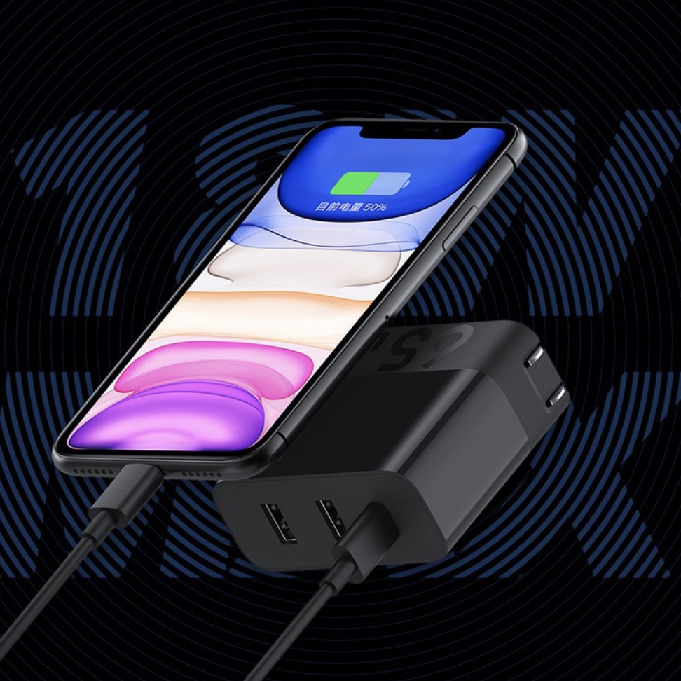 Củ sạc 65w Xiaomi ZMI HA835 chuẩn PD 3 cổng sạc 2A1C