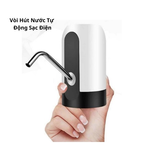 Vòi hút nước tự đông thông minh có sạc USB hút từ trong bình,chai lọ ra cốc có thể hút khi mất điện