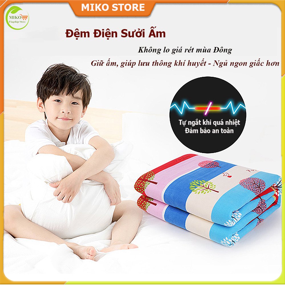 [BH 6 Tháng] Đệm Sưởi Điện - Vải Nỉ- Giữ Ấm - Giúp Lưu Thông Khí Huyết/ Thảm Sưởi, Chăn Sưởi, Đệm Điện, Chăn Điện