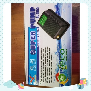 Máy Sủi O XY mini 1 vòi Super Pump Sl 2800( Tặng kèm dây oxi và viên sủi oxi)