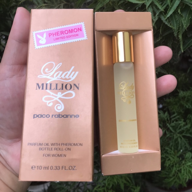 Tinh dầu Nước hoa lăn nữ Lady Million  10ml - xách tay Nga