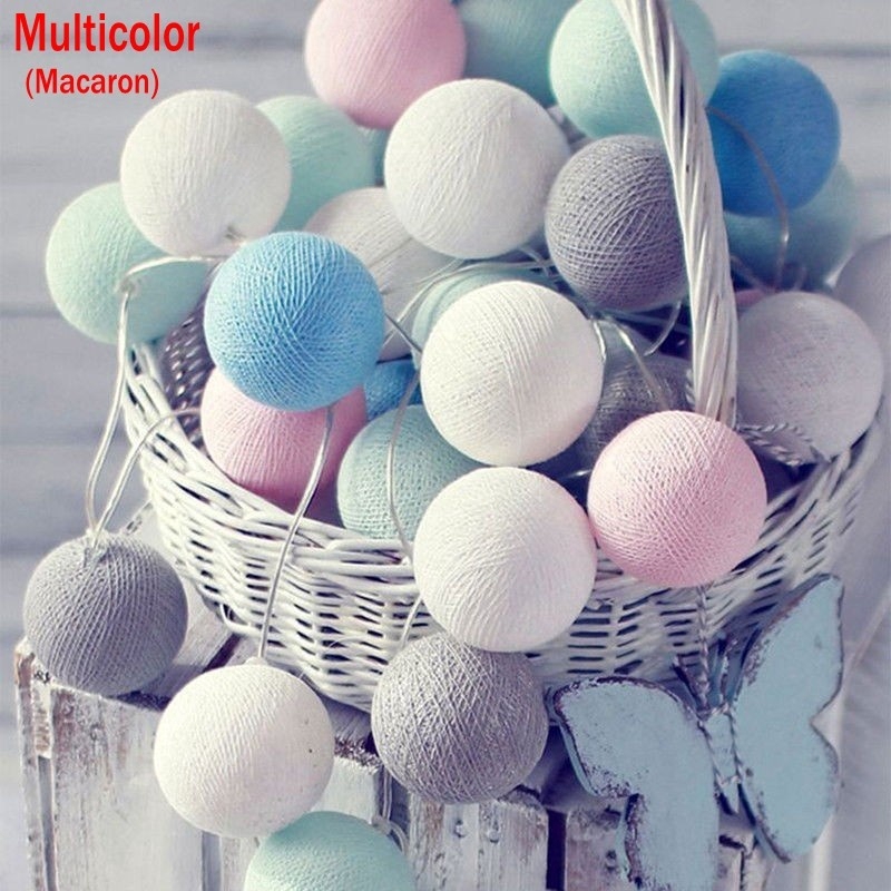 Dây đèn led 20 bóng đầy màu sắc trang trí tiệc