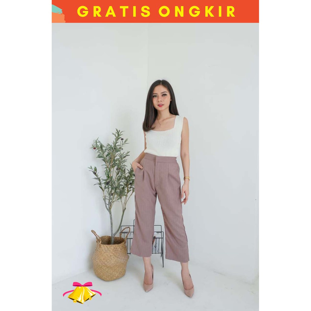 Quần Cotton Kẻ Sọc Thời Trang Cho Nữ (Sf - C 2173) | BigBuy360 - bigbuy360.vn
