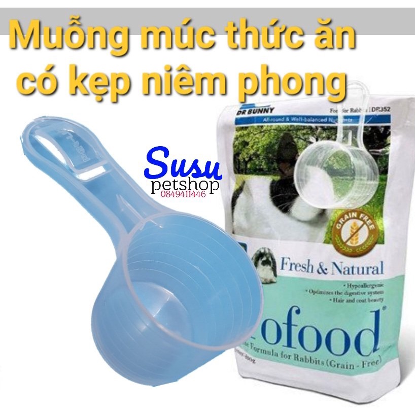 Muỗng múc thức ăn có kẹp niêm phong - MK127